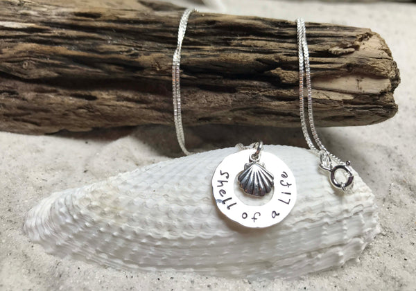 Sterling Silver Washer Necklace
